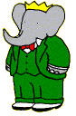 Gif animé Babar tourne